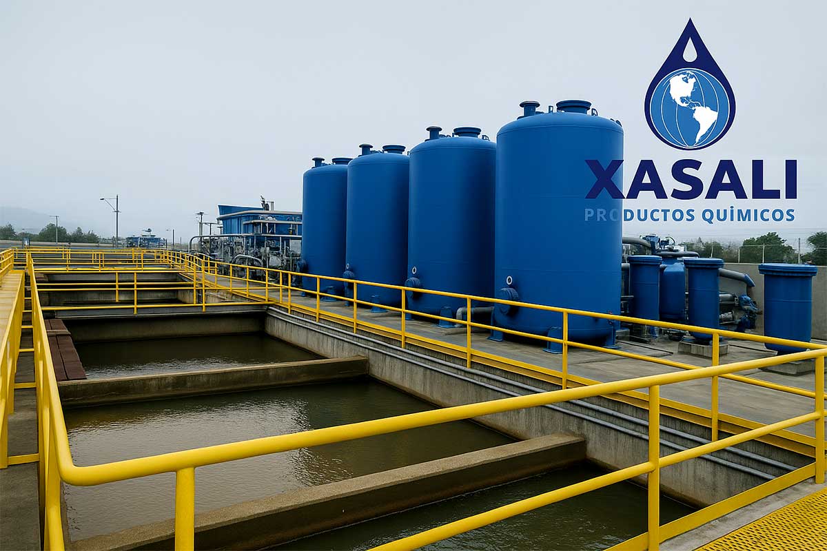 Aplicación de Sulfato Férrico Líquido en Planta de Agua Aplicación de sulfato férrico líquido en planta de tratamiento de agua.