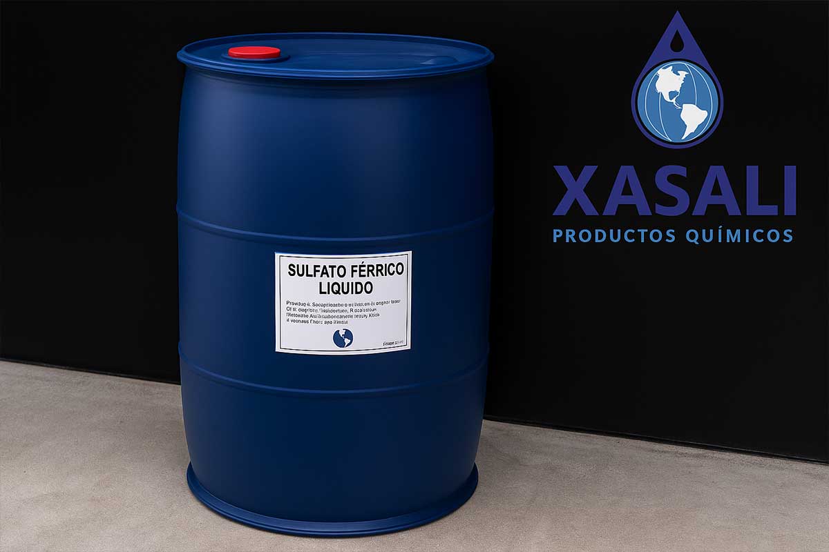 Tambor de Sulfato Férrico LíquidoXasali Tambor de sulfato férrico líquido Xasali para tratamiento de agua