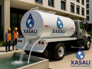 Transporte de agua en Monterrey pipa epóxica Xasali
