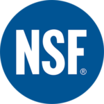 Certificación NSF – Materiales aptos para contacto con alimentos Sello NSF que certifica materiales, tanques y mangueras de Xasali aptos para contacto con agua y salmuera grado alimenticio en operaciones de transporte.